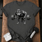 Wolf Barbell Row T-Shirt
