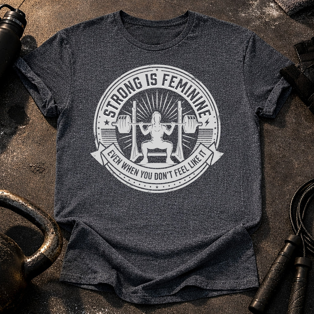 Strong Is Feminine Workout T-Shirt