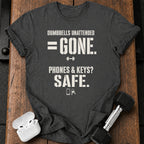 Dumbbells Unattended T-Shirts