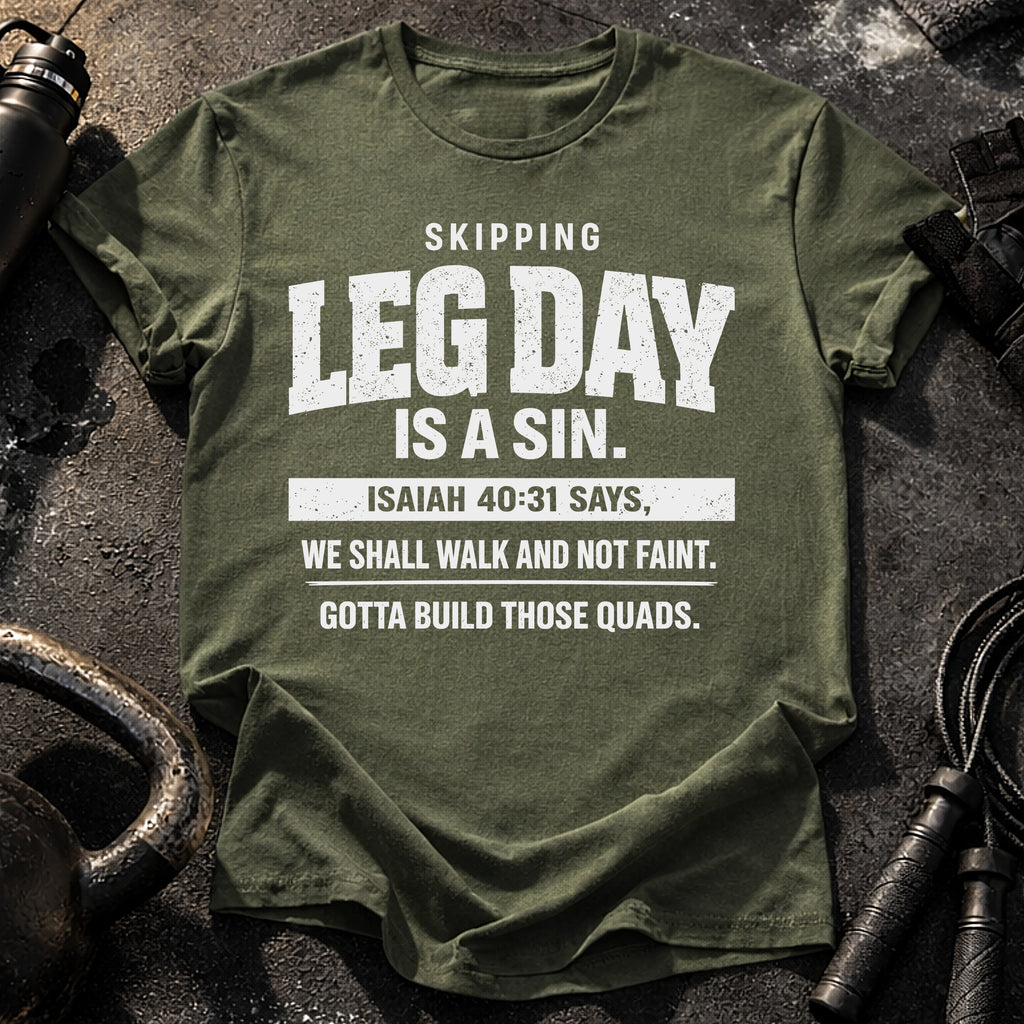 Skipping Leg Day Sin T-Shirt