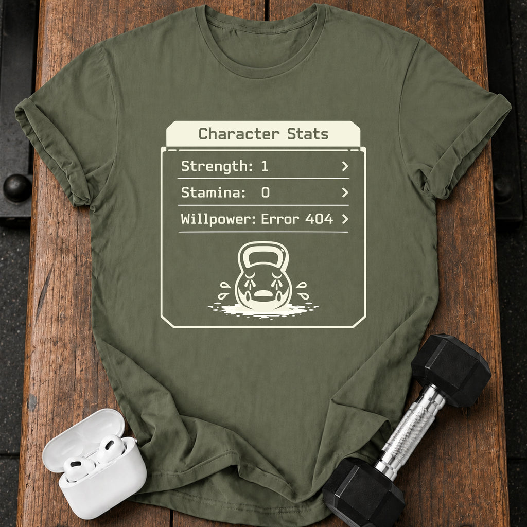 Character Stats Gym T-Shirt