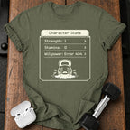 Character Stats Gym T-Shirt