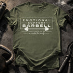 Emotional Support Barbell T-Shirt