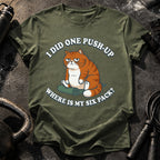 One Push Up Cat T-Shirt
