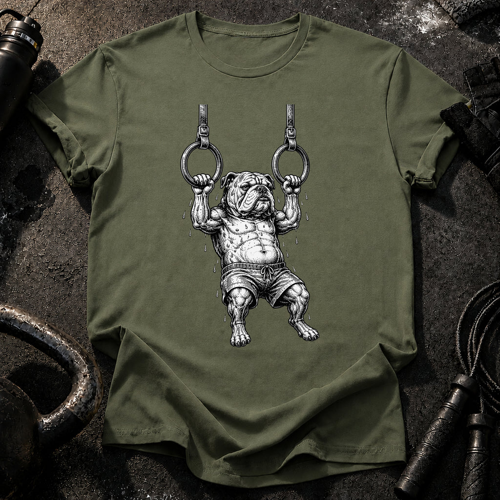Bulldog Gym Rings T-Shirt