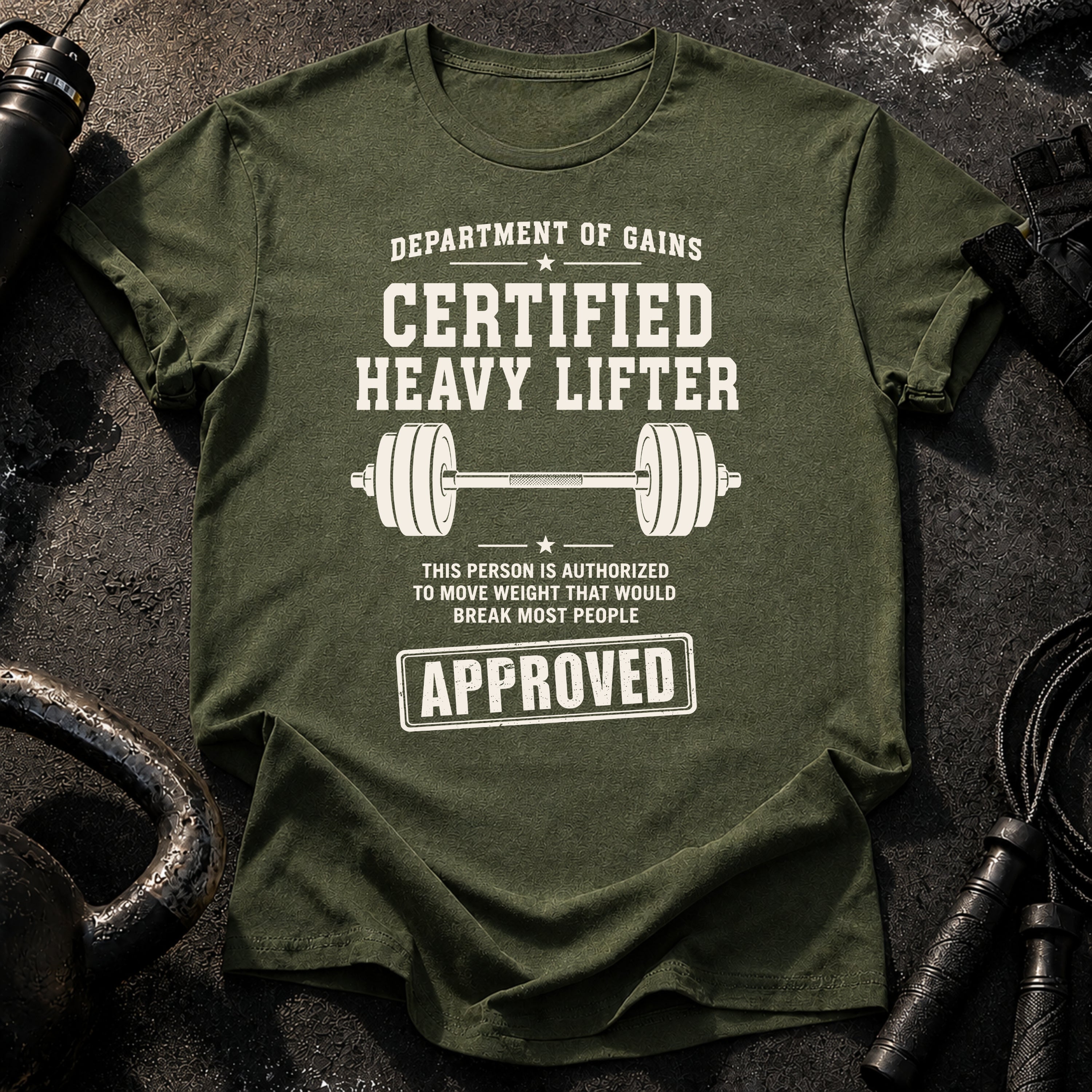 Certified Heavy Lifter T-Shirt