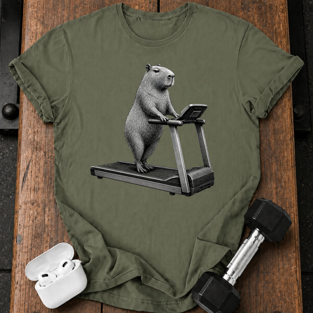 Capybara Treadmill T-Shirt