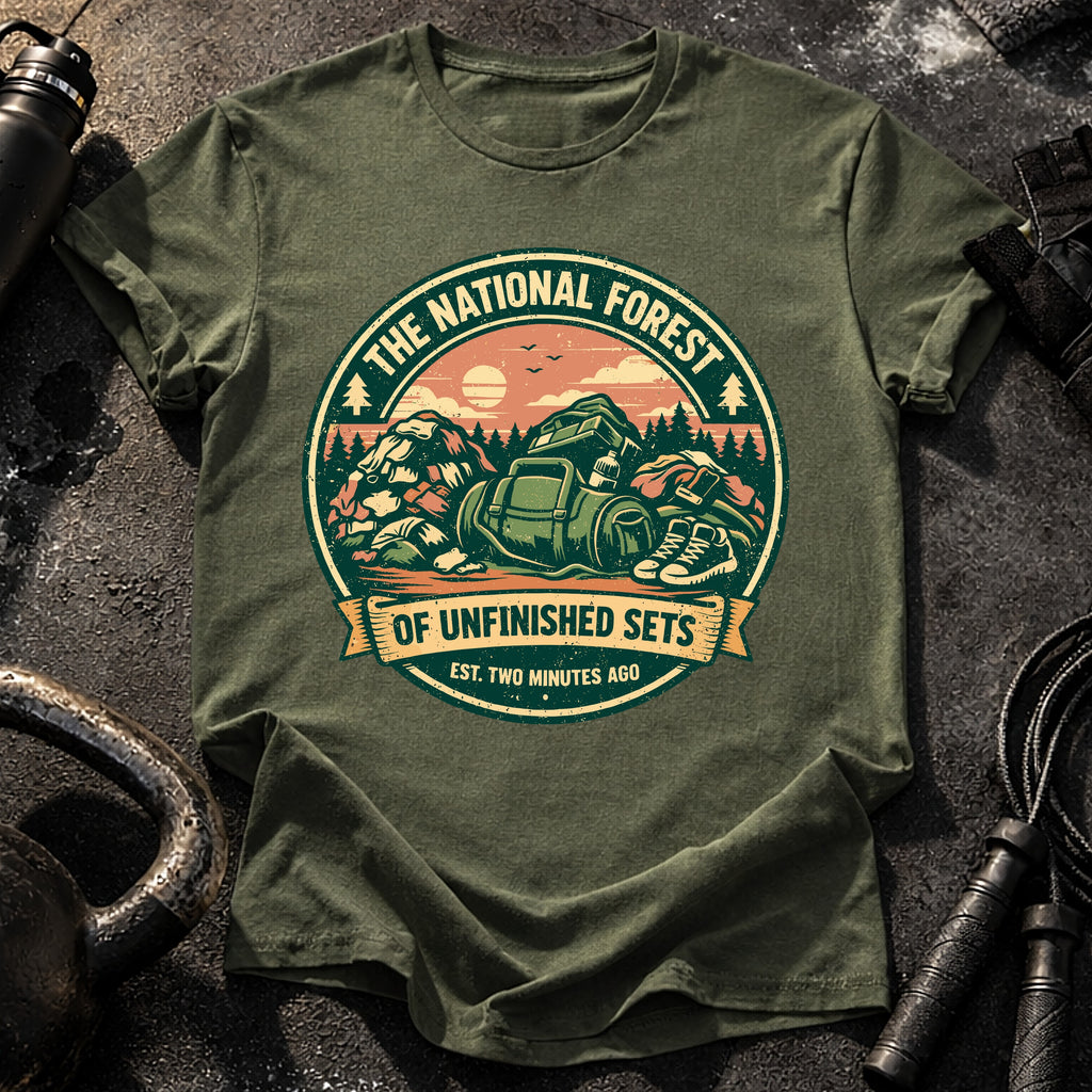 Unfinished Sets Gym T-Shirt