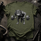 Wolf Barbell Row T-Shirt