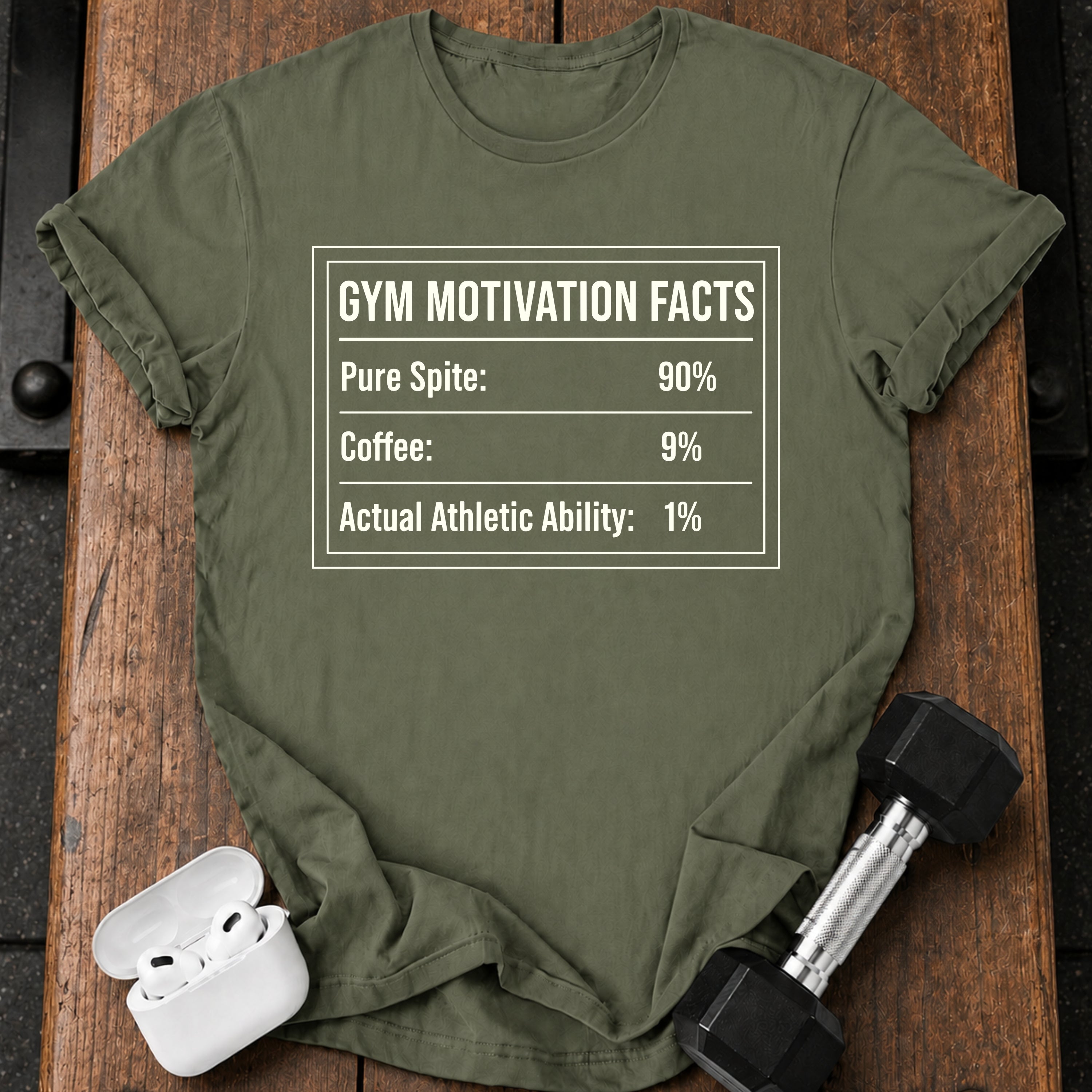Motivation Facts Gym T-Shirt