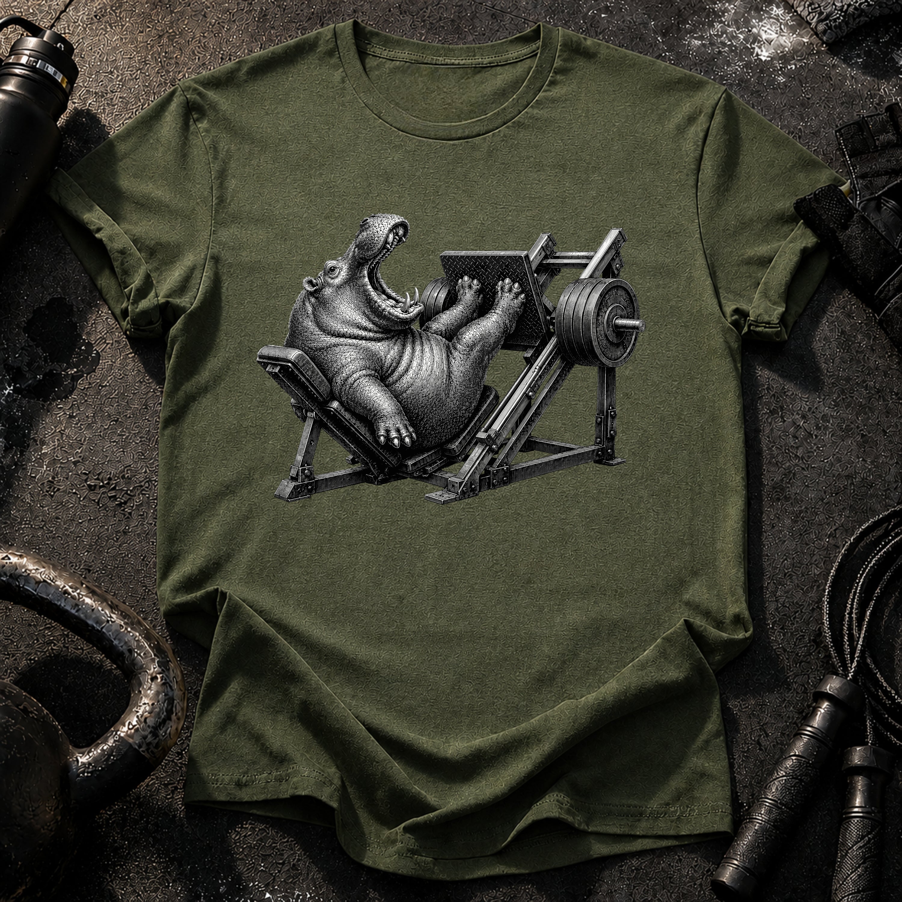 Hippo Leg Press T-Shirt