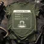 Character Stats Gym T-Shirt