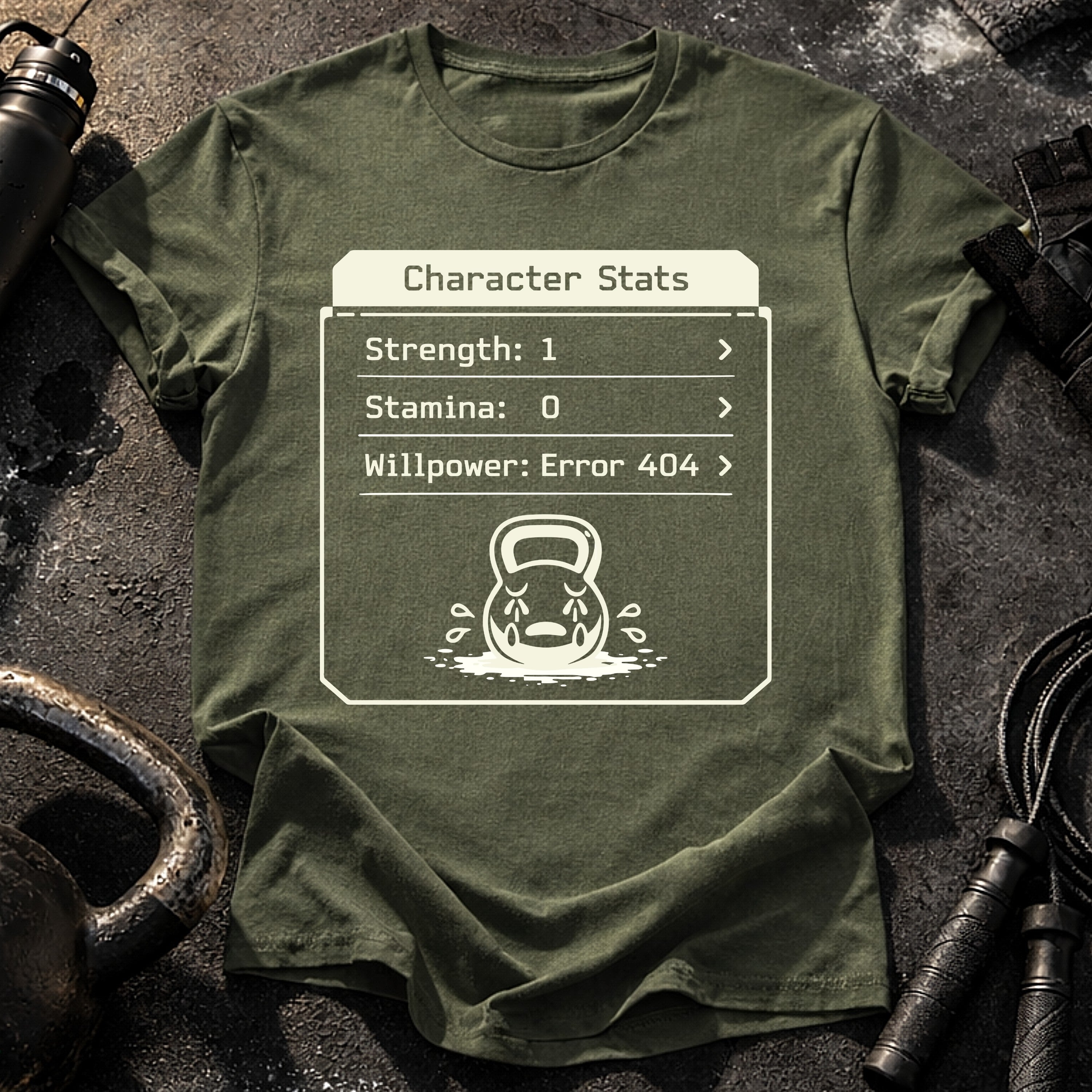 Character Stats Gym T-Shirt