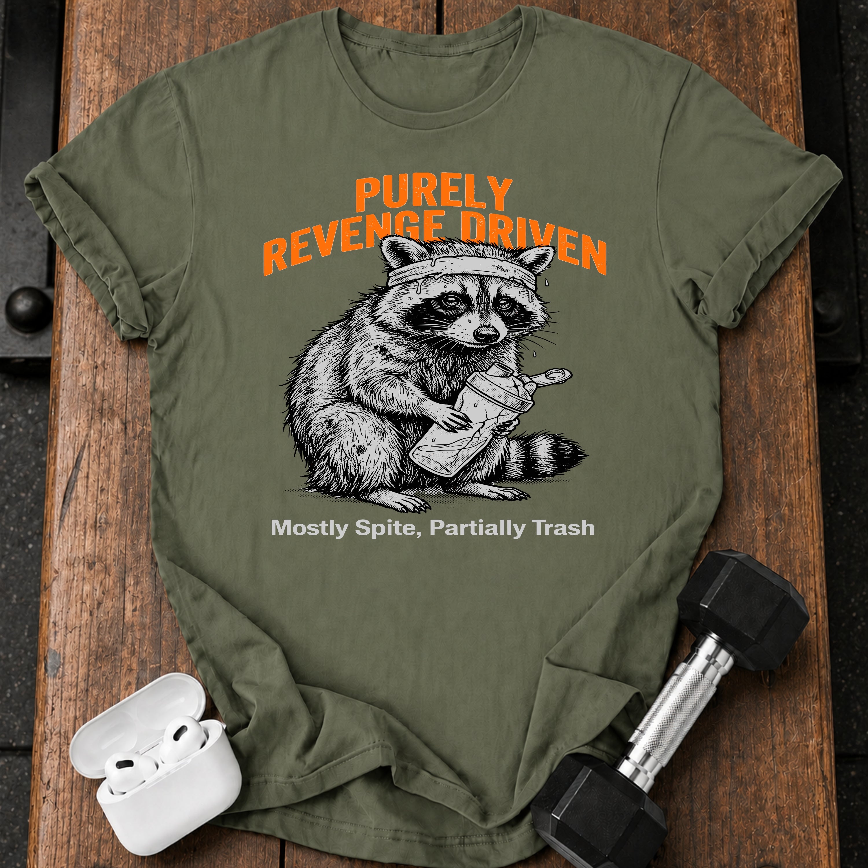 Revenge Driven Raccoon T-Shirt