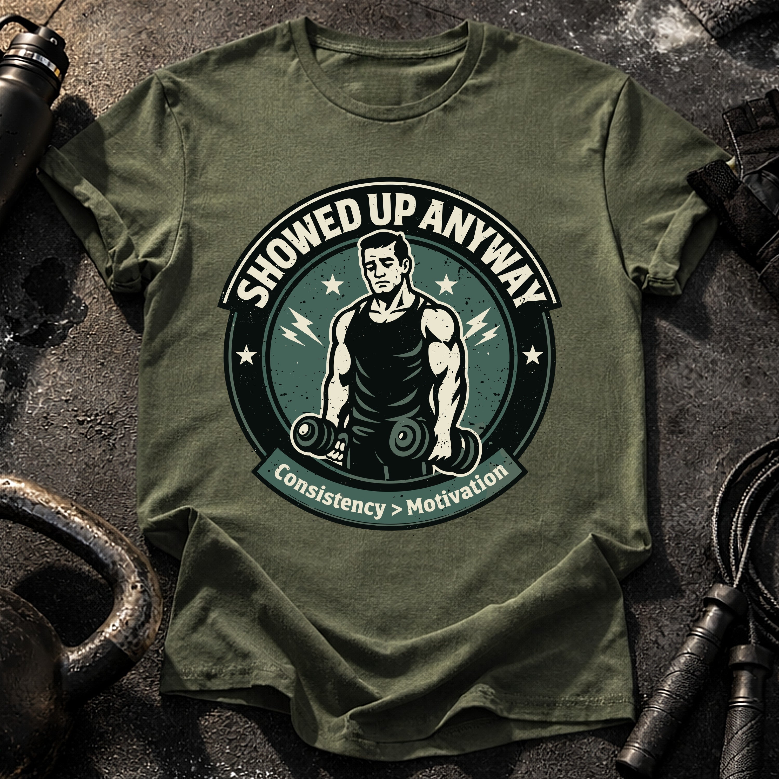Showed Up Anyway T-Shirt