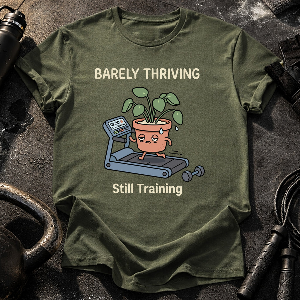 Barely Thriving Still Training T-Shirt