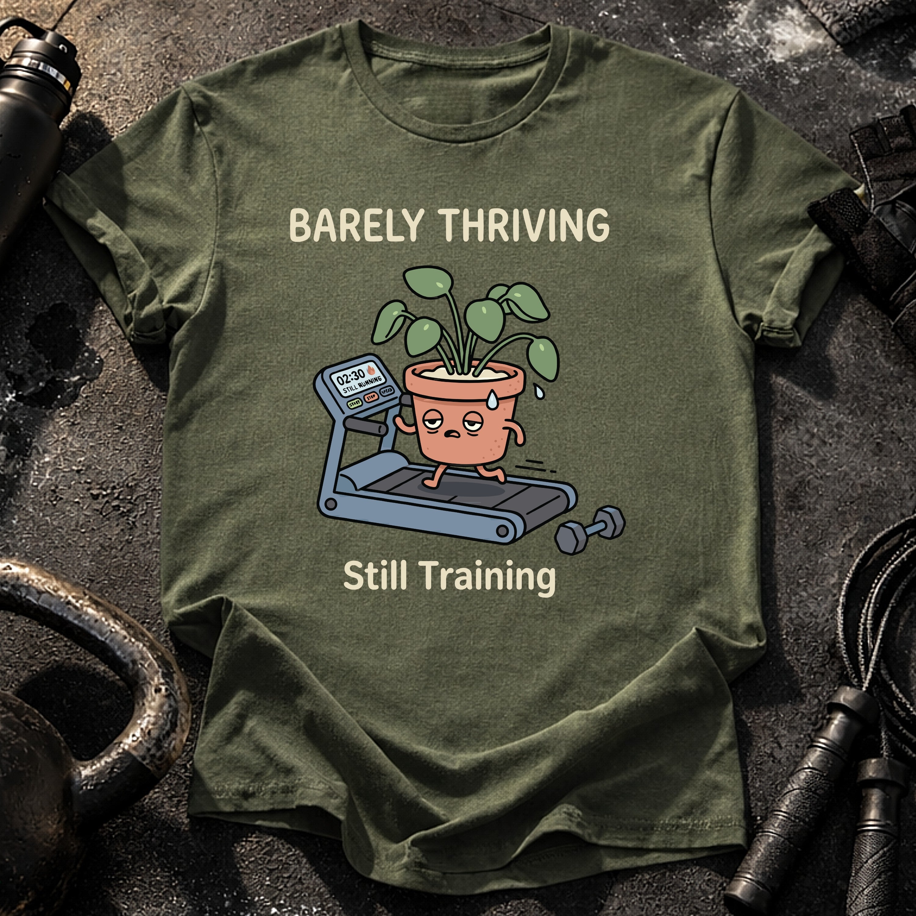 Barely Thriving Still Training T-Shirt