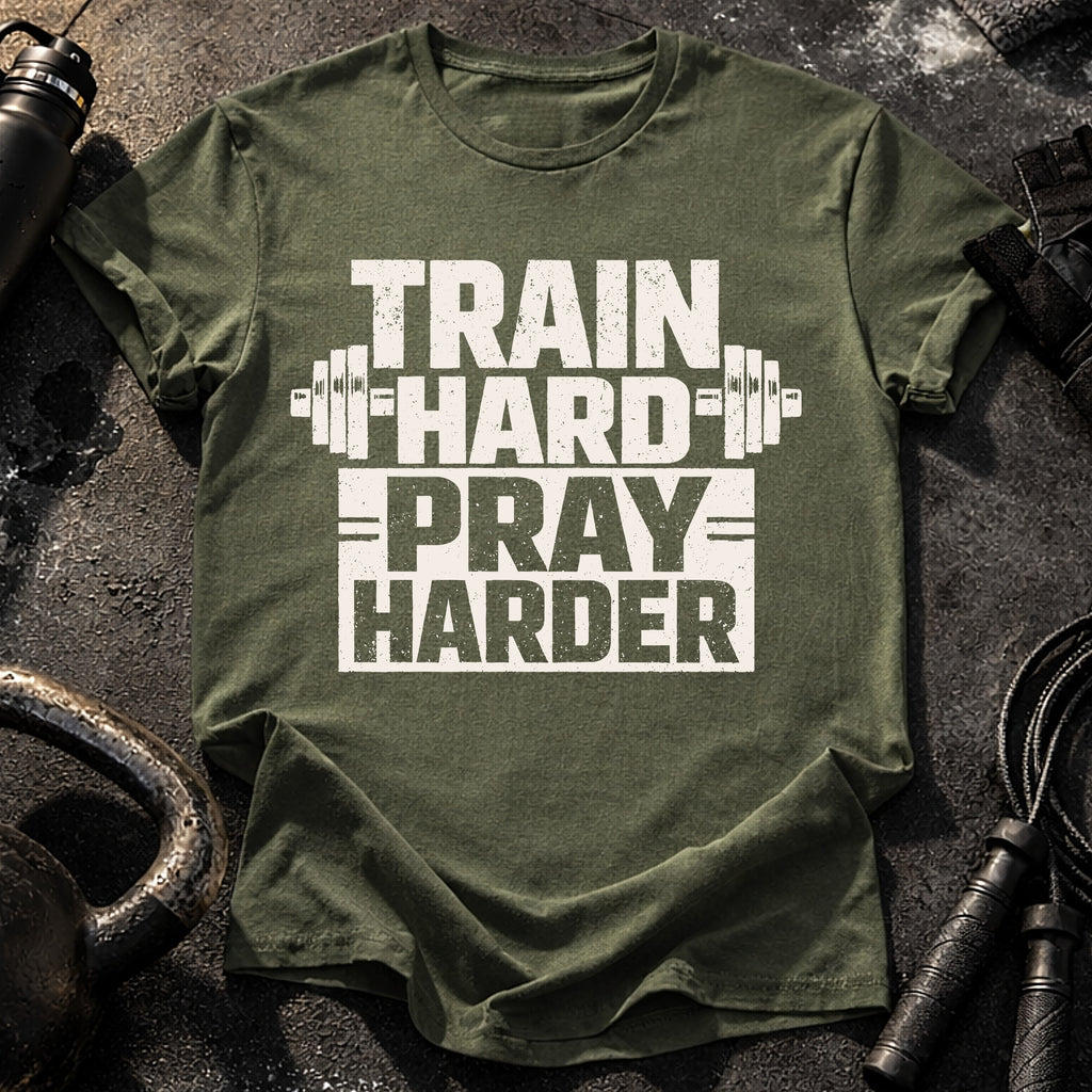 Train Hard Pray Harder T-Shirt