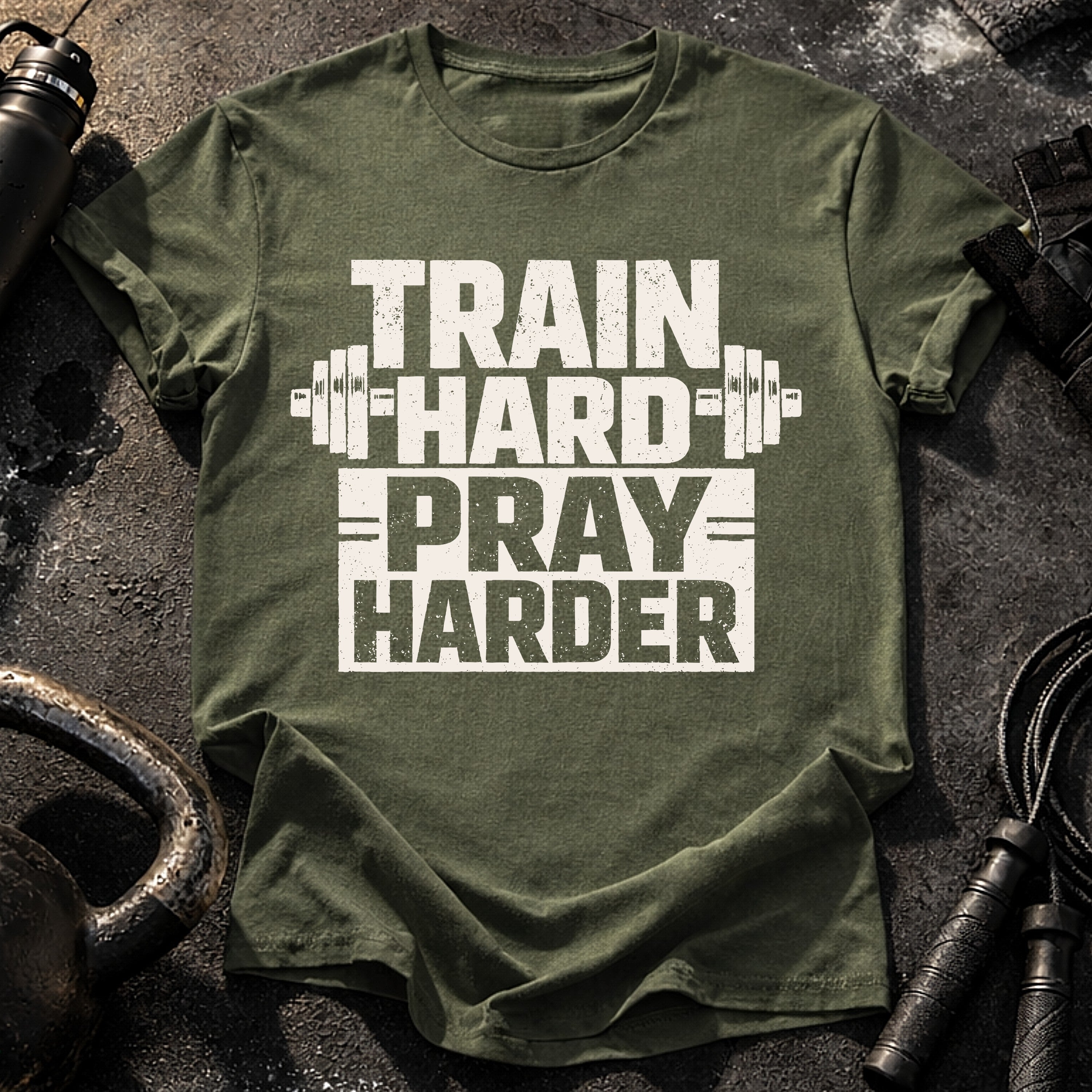 Train Hard Pray Harder T-Shirt