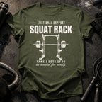 Emotional Support Squat Rack T-Shirt