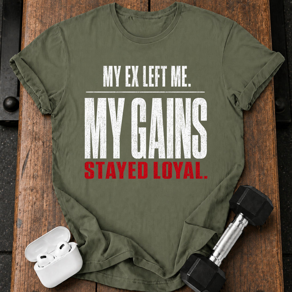 Ex Left Gains Stayed T-Shirt