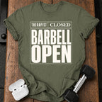 Barbell Open T-Shirt