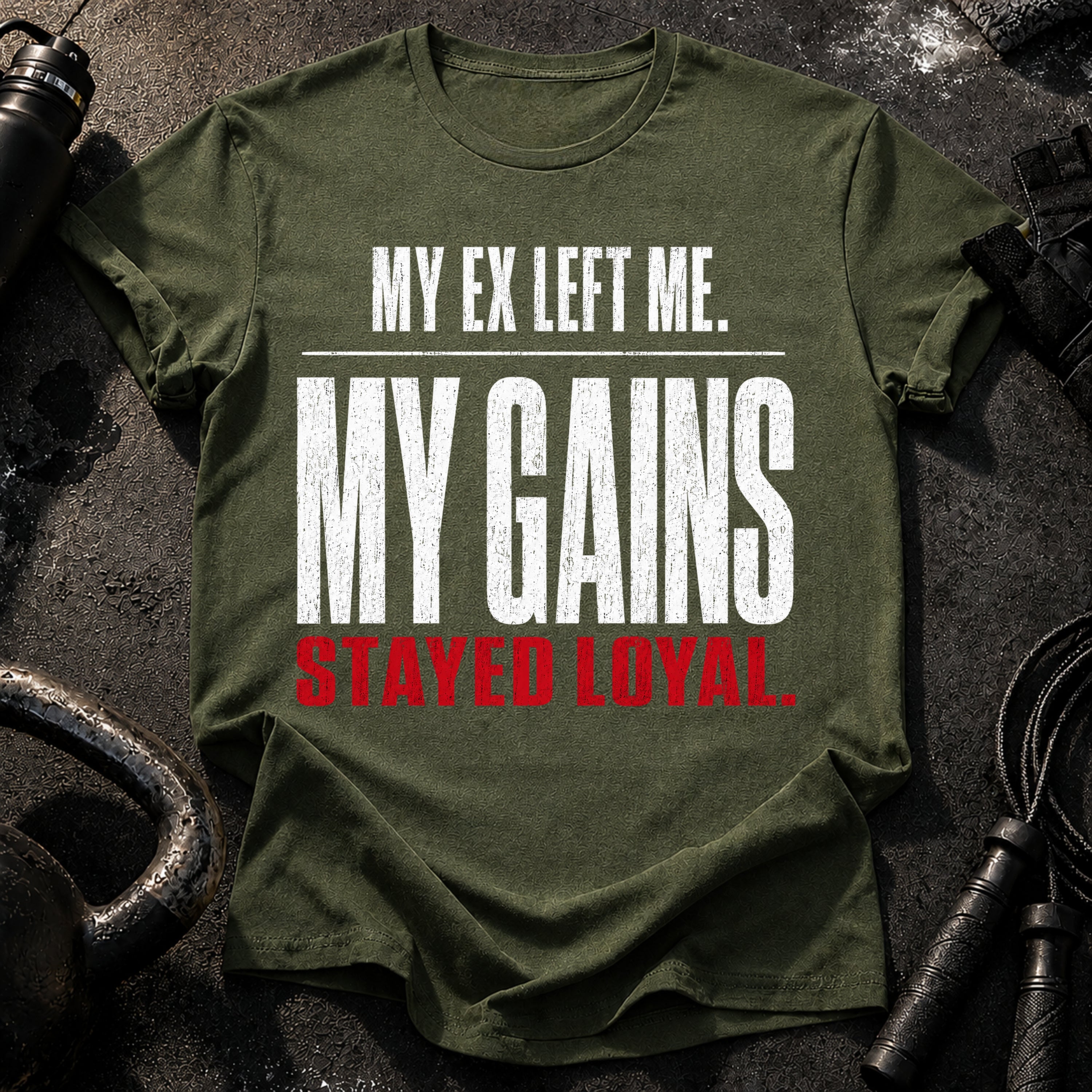 Ex Left Gains Stayed T-Shirt