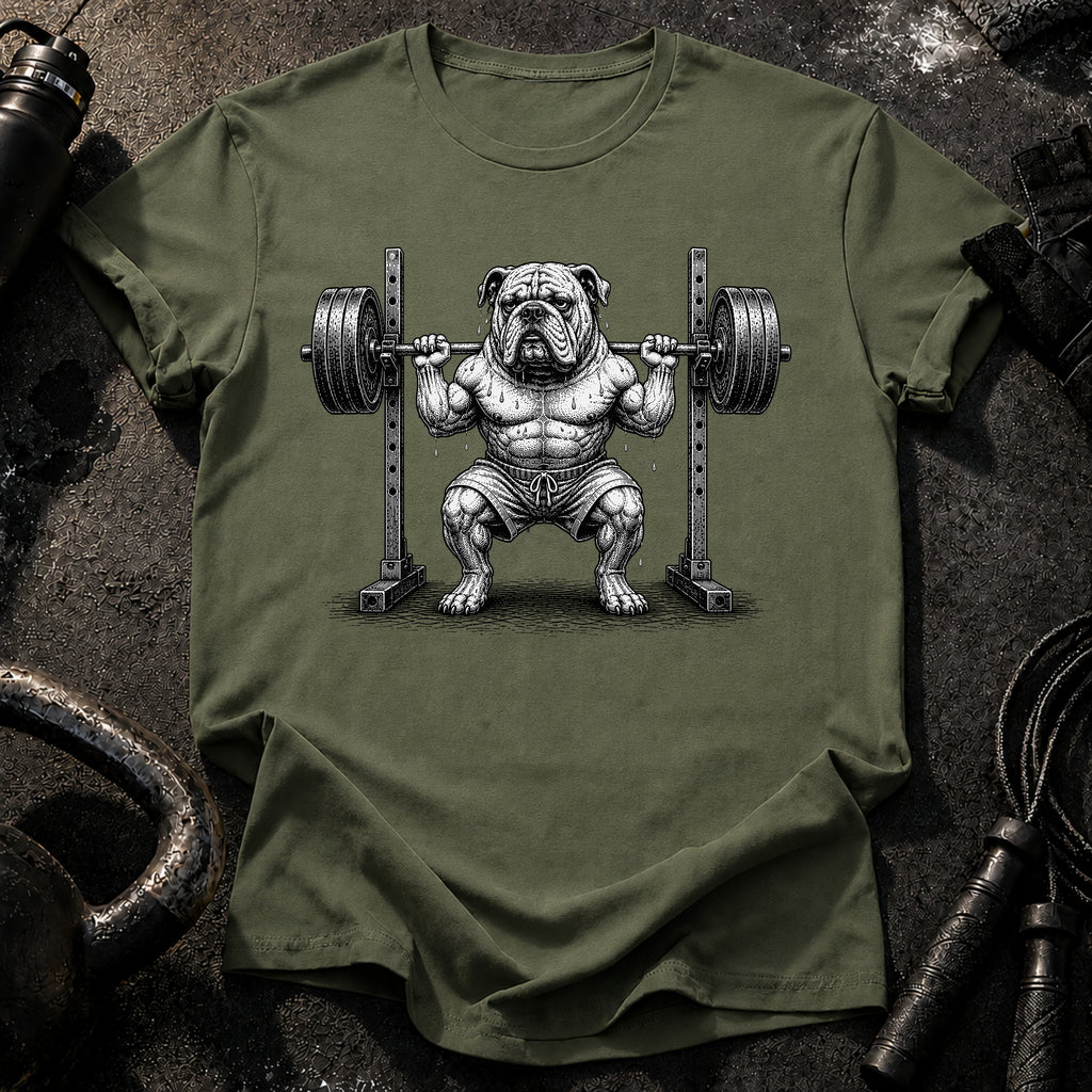 Bulldog Squat Rack T-Shirt
