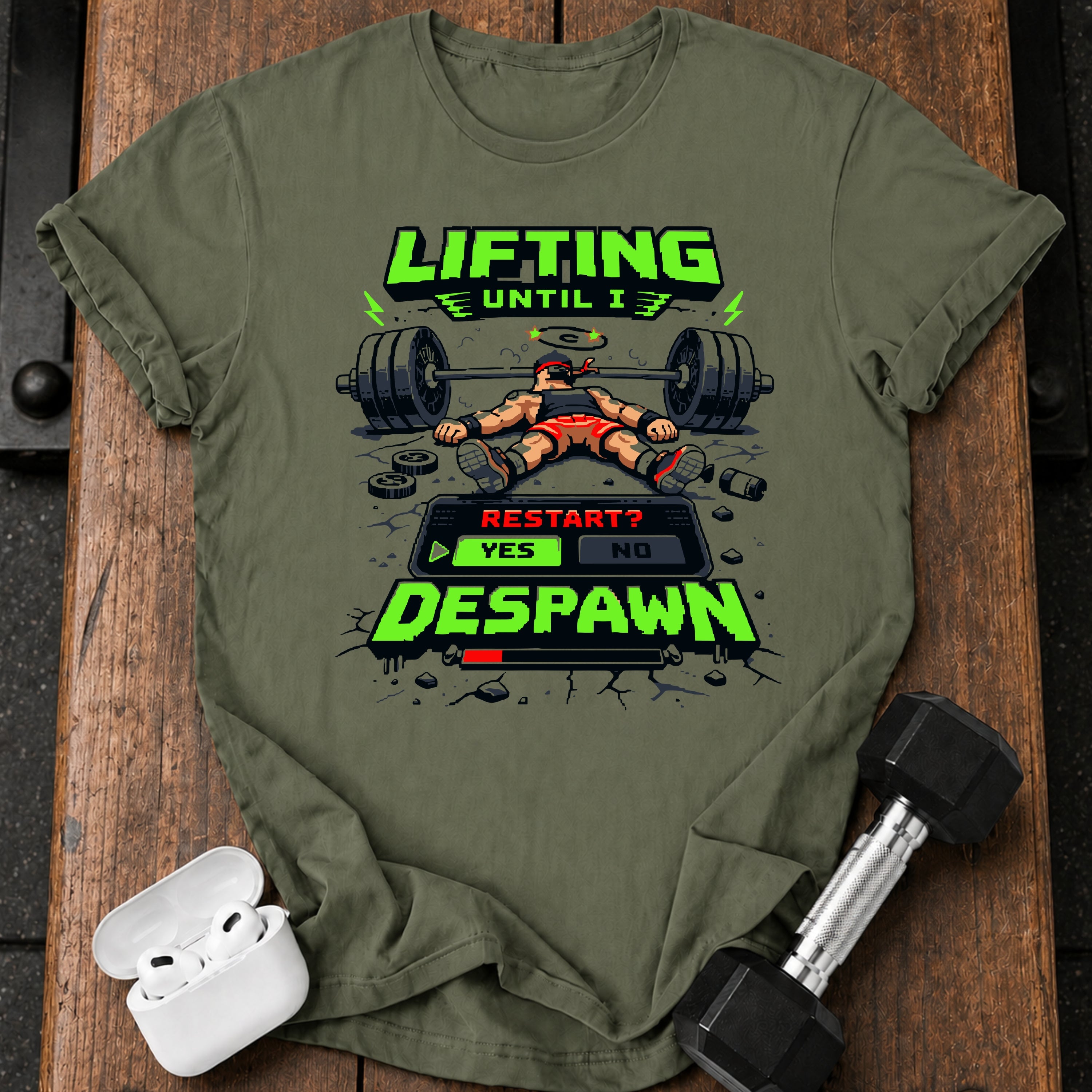 Lifting Until Despawn T-Shirt