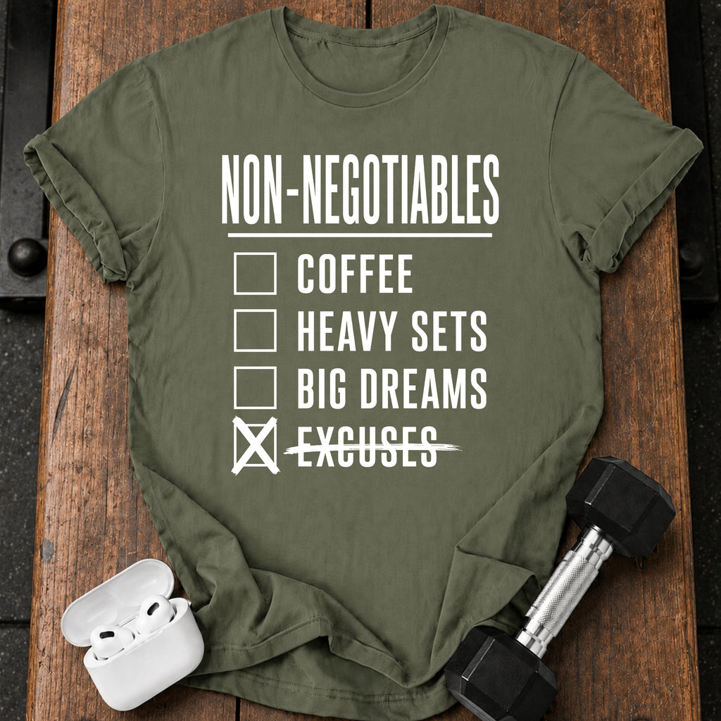 Non Negotiables Checklist T-Shirt