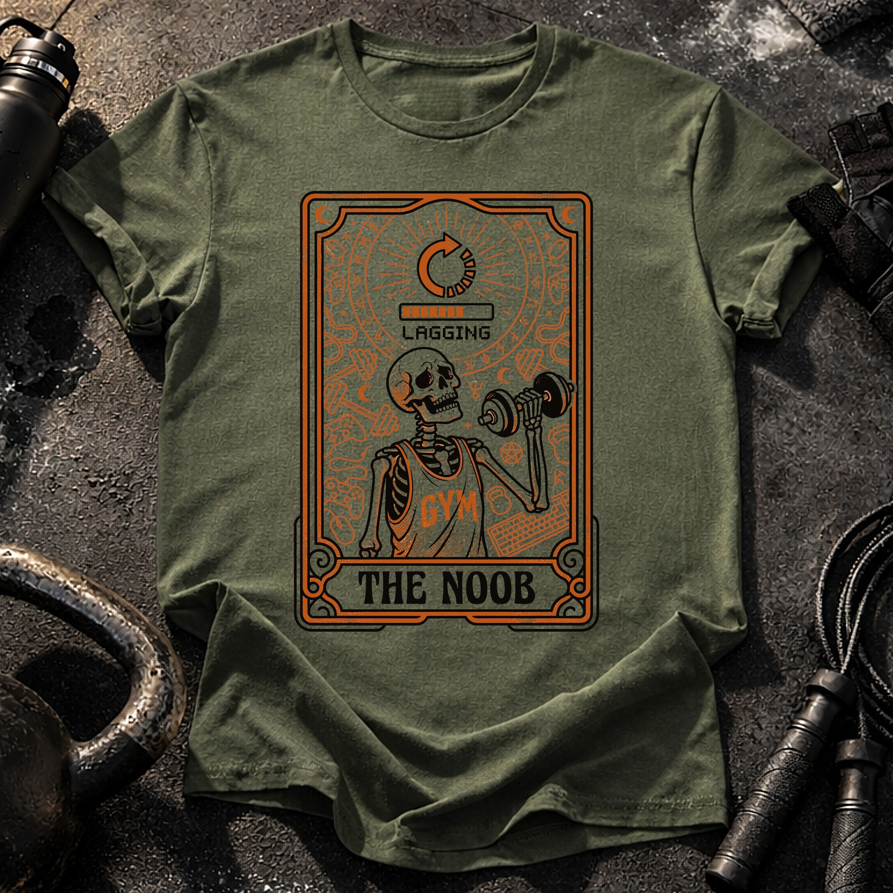 Noob Tarot Gym T-Shirt