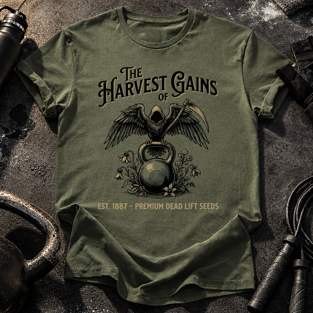 Harvest Gains Gothic T-Shirt
