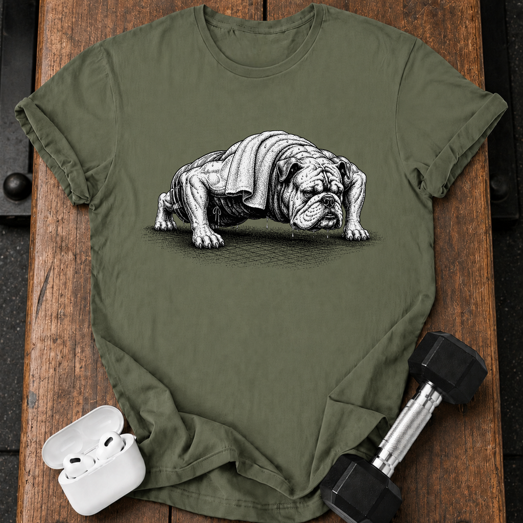 Bulldog Push Up T-Shirt