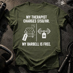 Therapist Vs Barbell T-Shirt