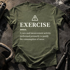 Exercise Justifies Tacos T-Shirt