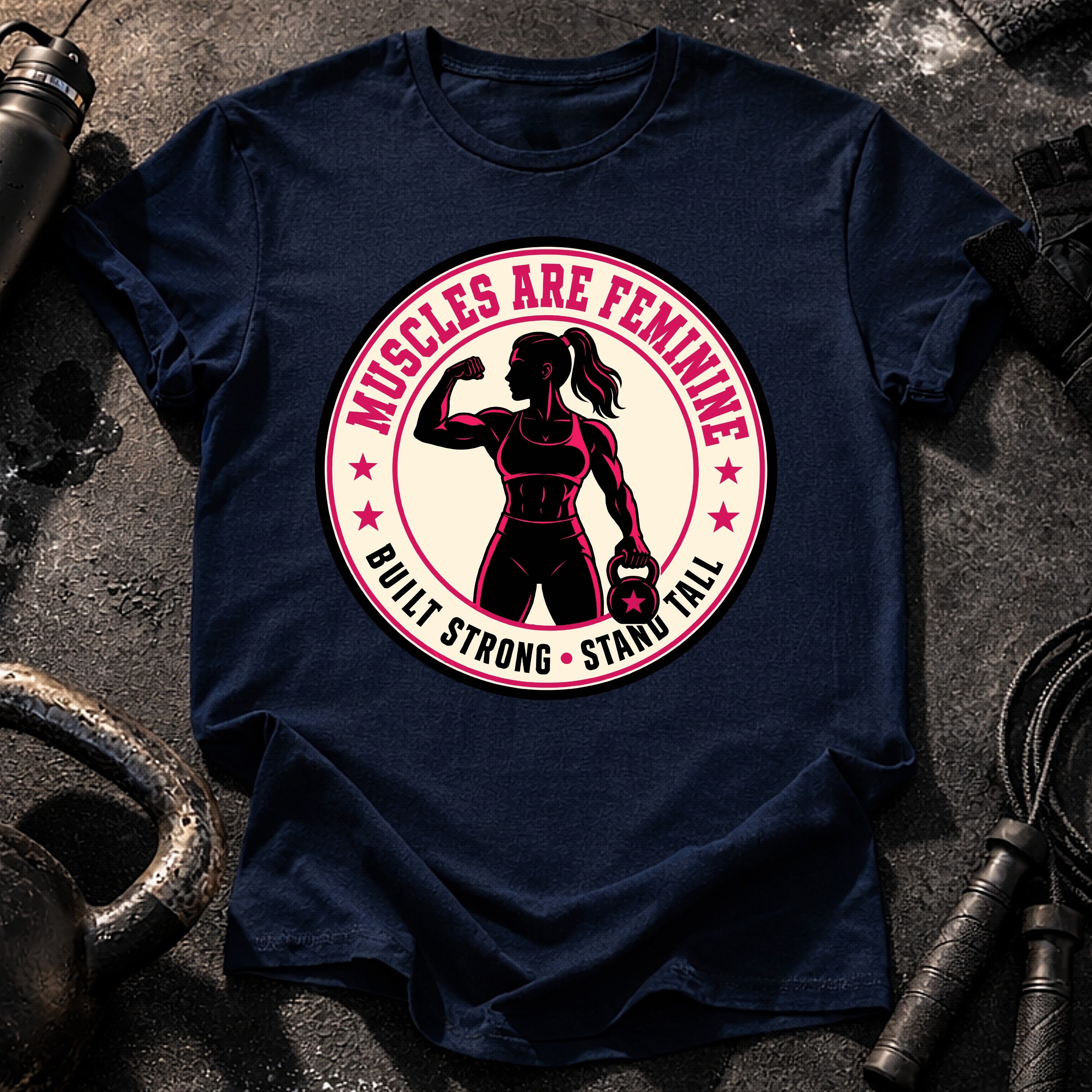 Muscles Are Feminine T-Shirt