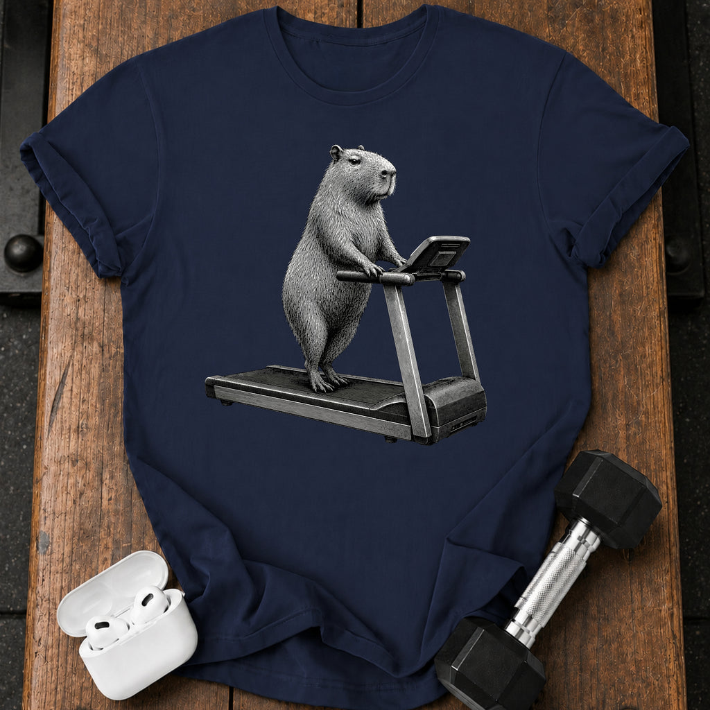 Capybara Treadmill T-Shirt