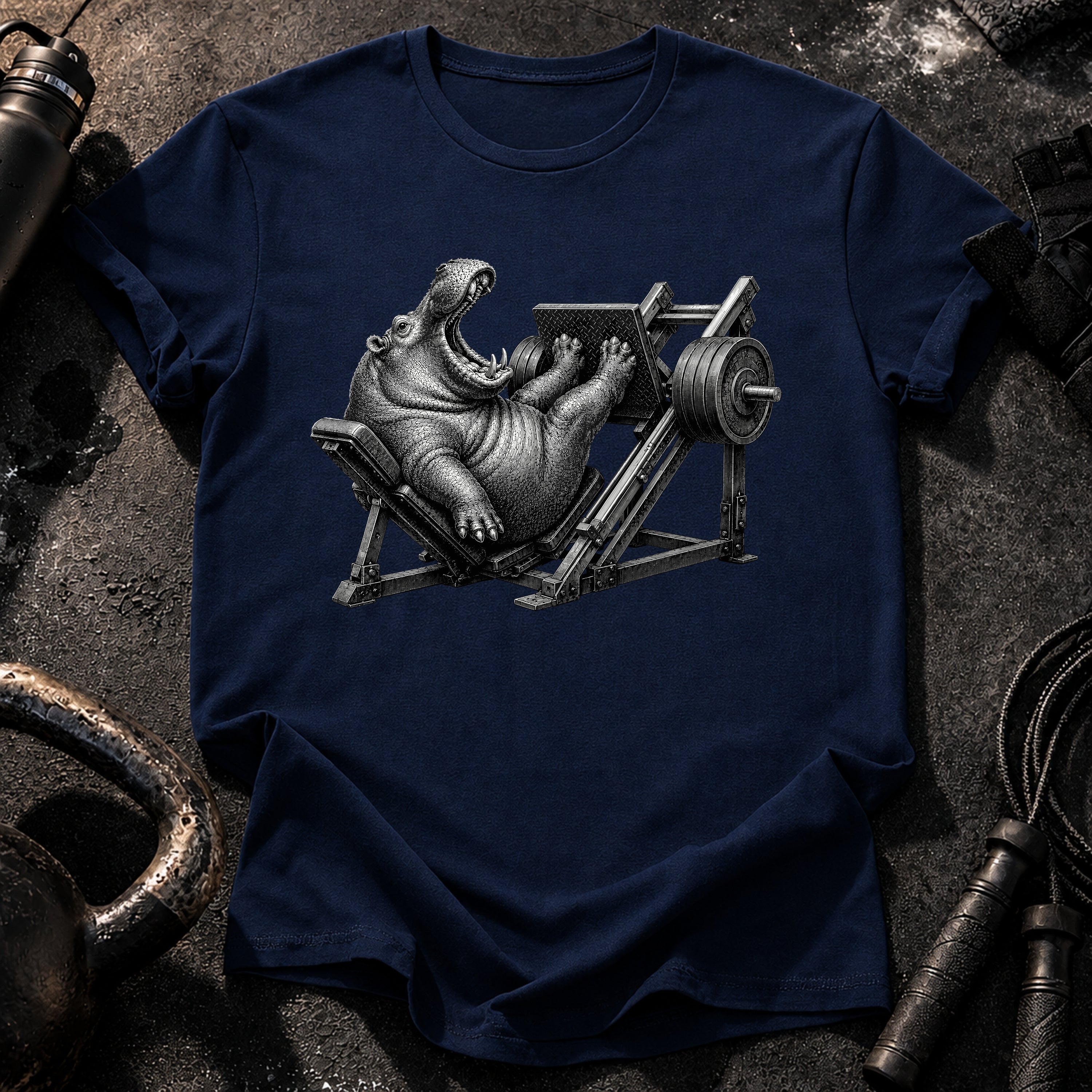 Hippo Leg Press T-Shirt
