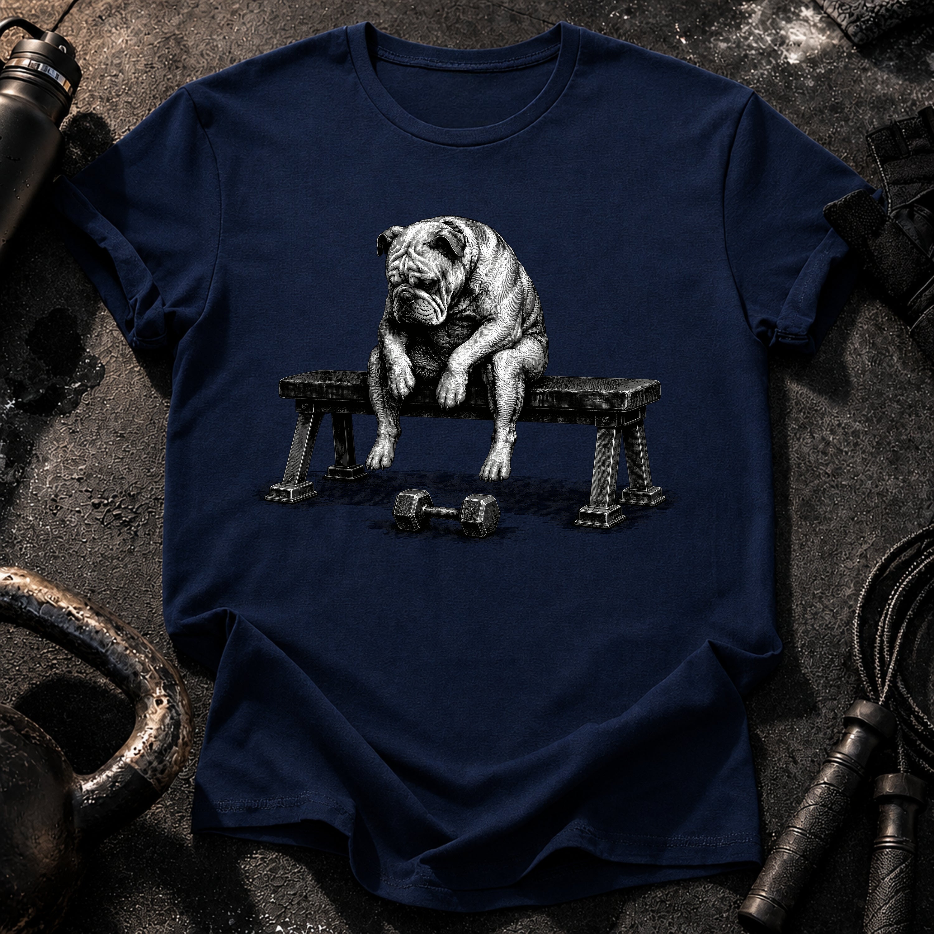 Bulldog Pre-Set Bench Sit T-Shirt
