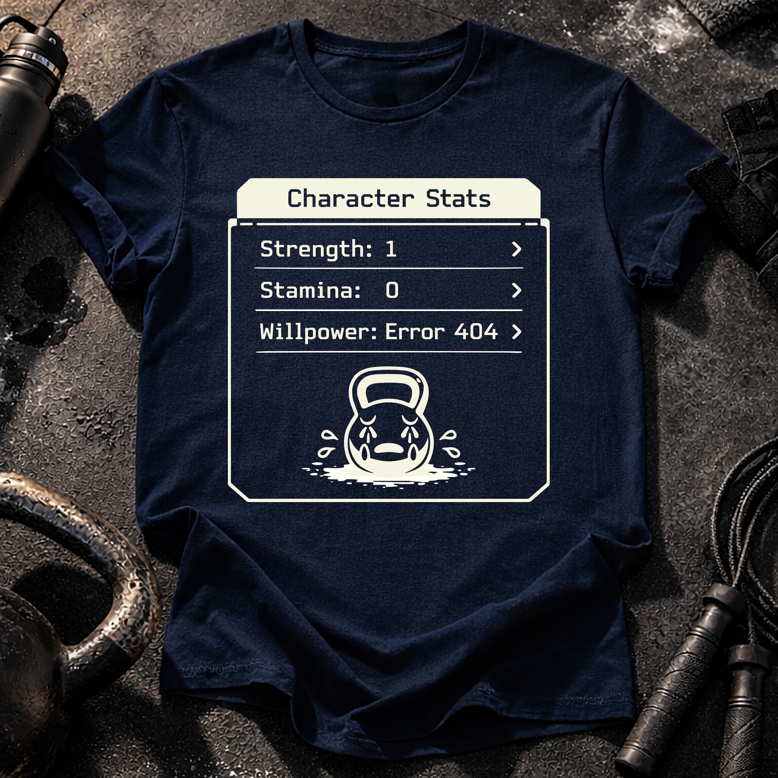 Character Stats Gym T-Shirt