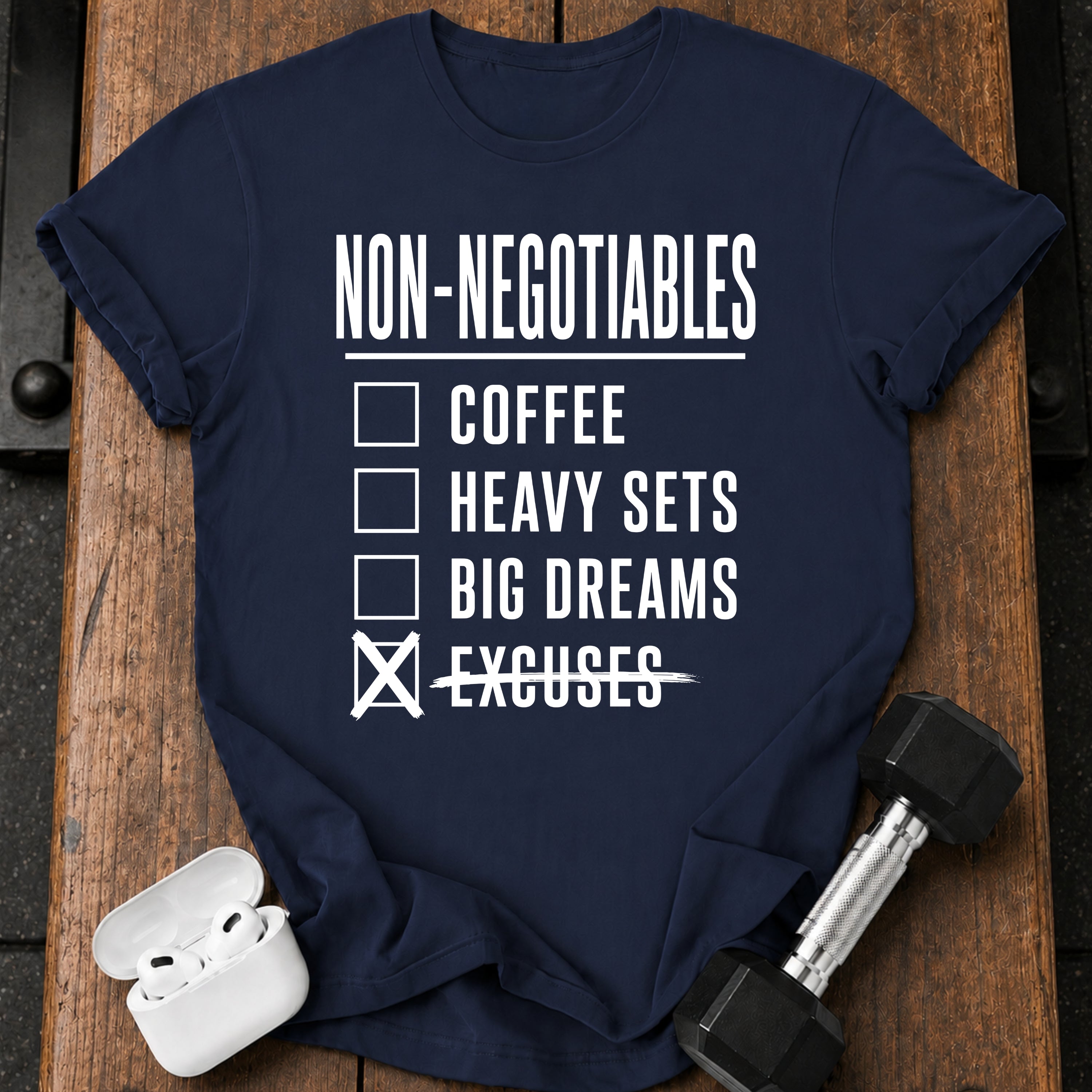 Non Negotiables Checklist T-Shirt
