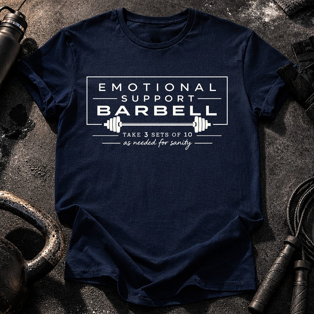 Emotional Support Barbell T-Shirt