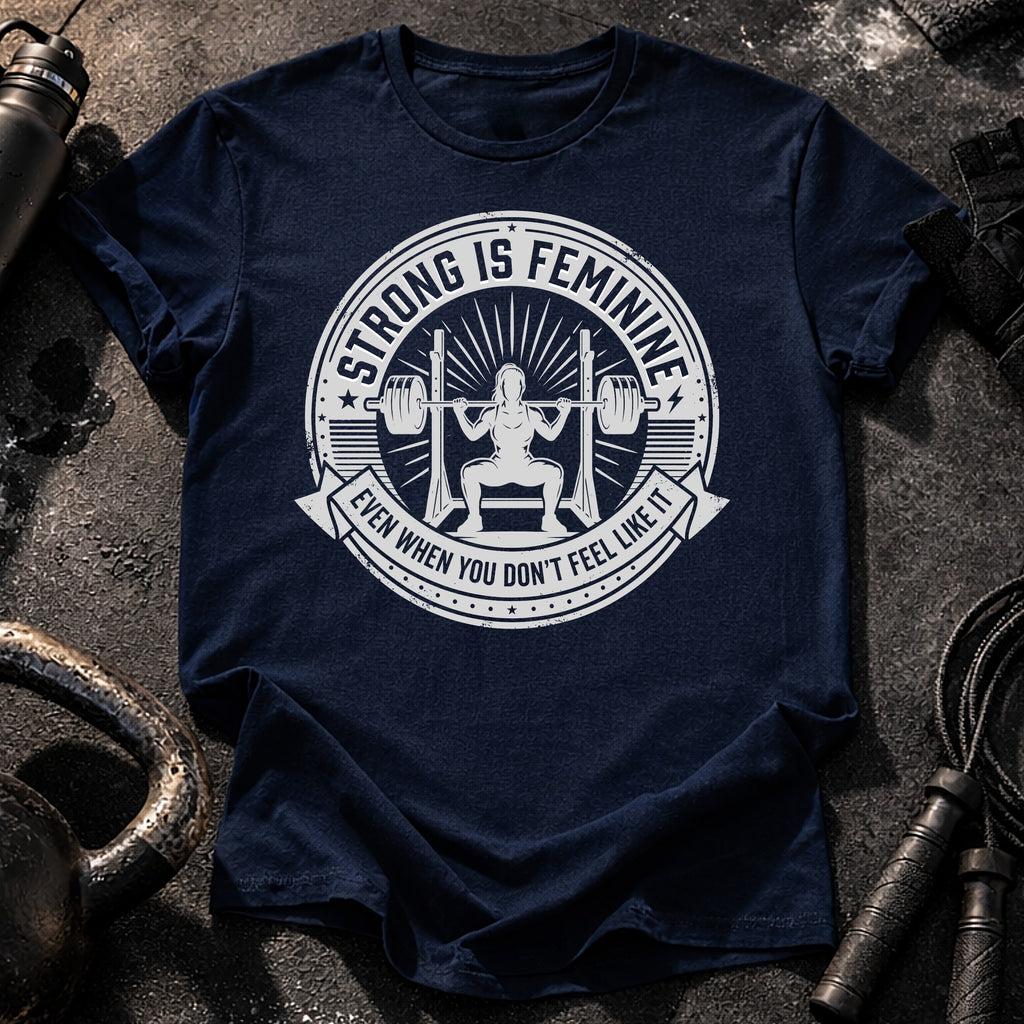 Strong Is Feminine Workout T-Shirt