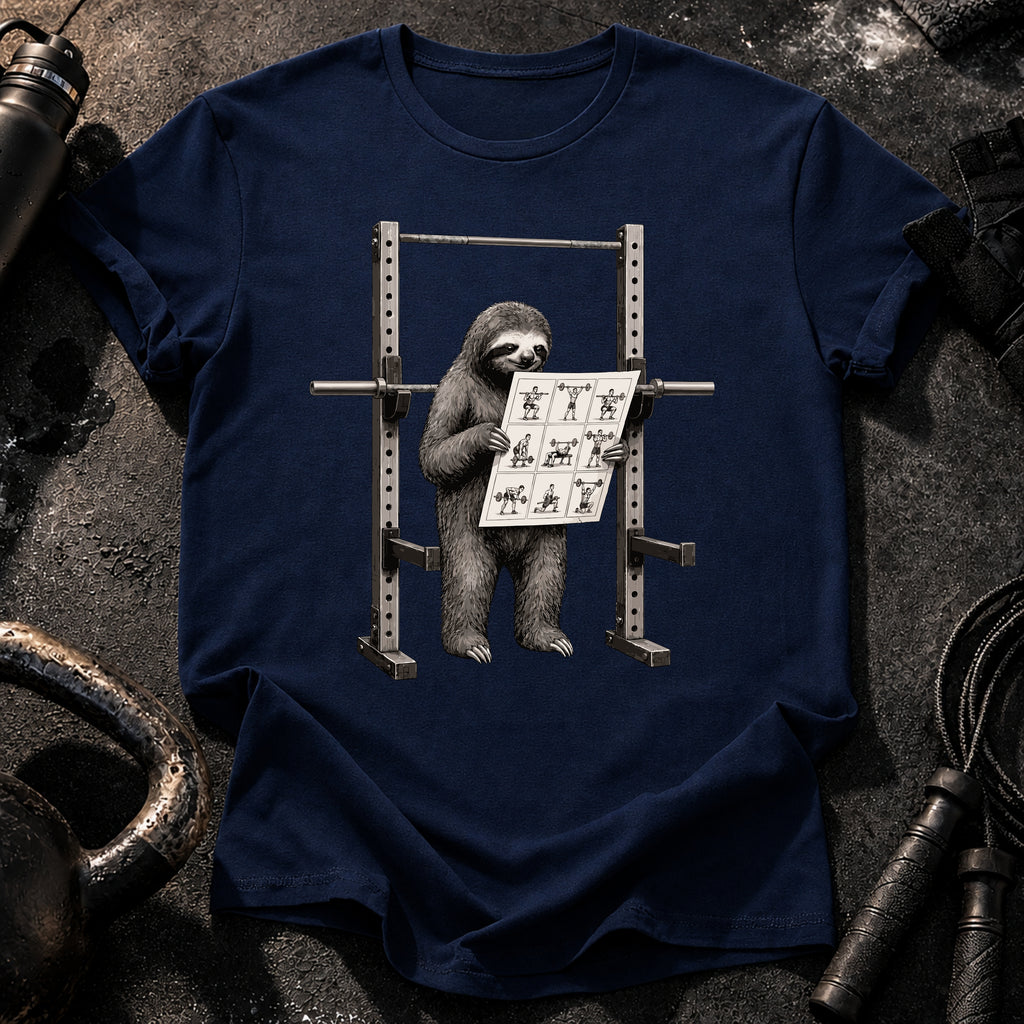 Sloth Workout Instructions T-Shirt