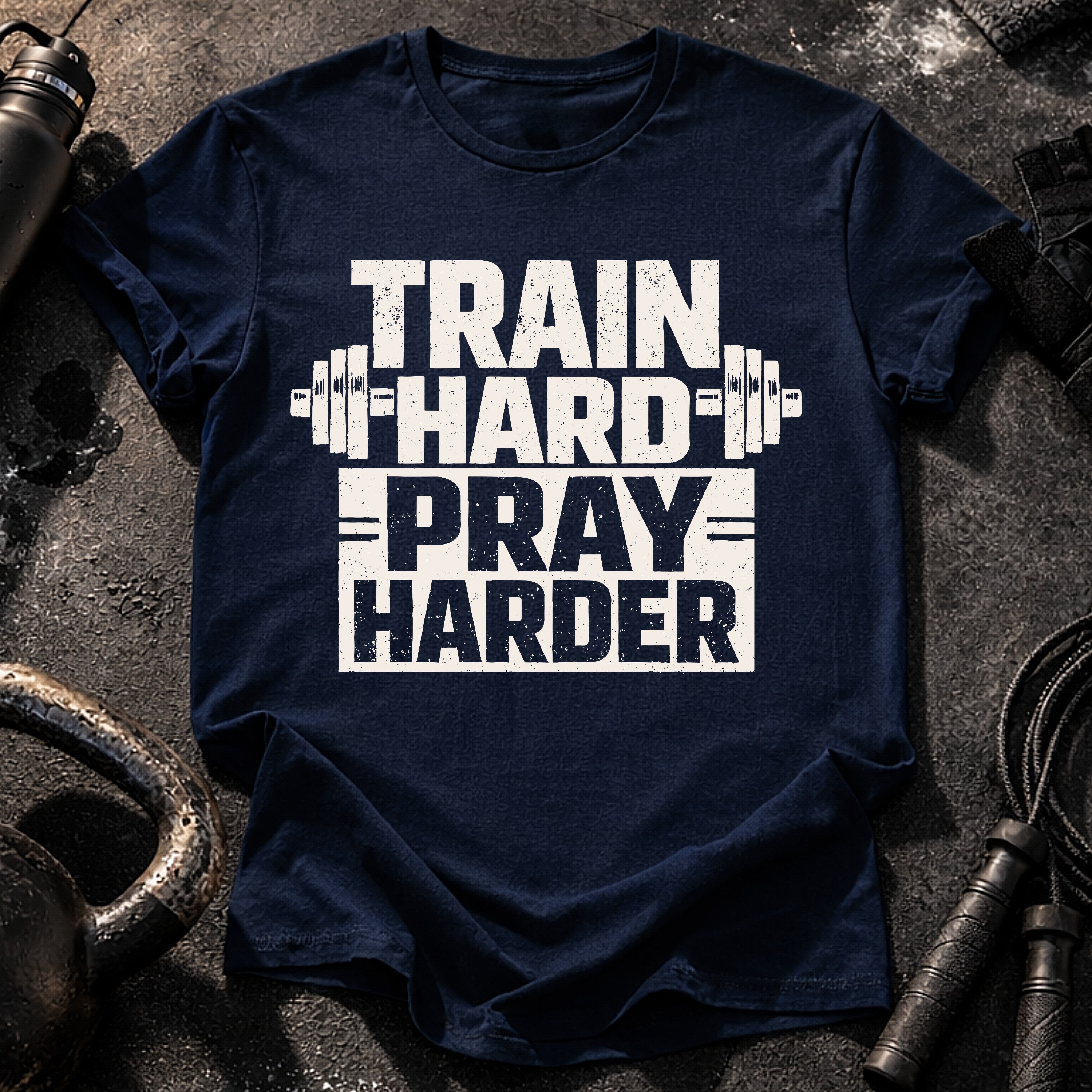 Train Hard Pray Harder T-Shirt