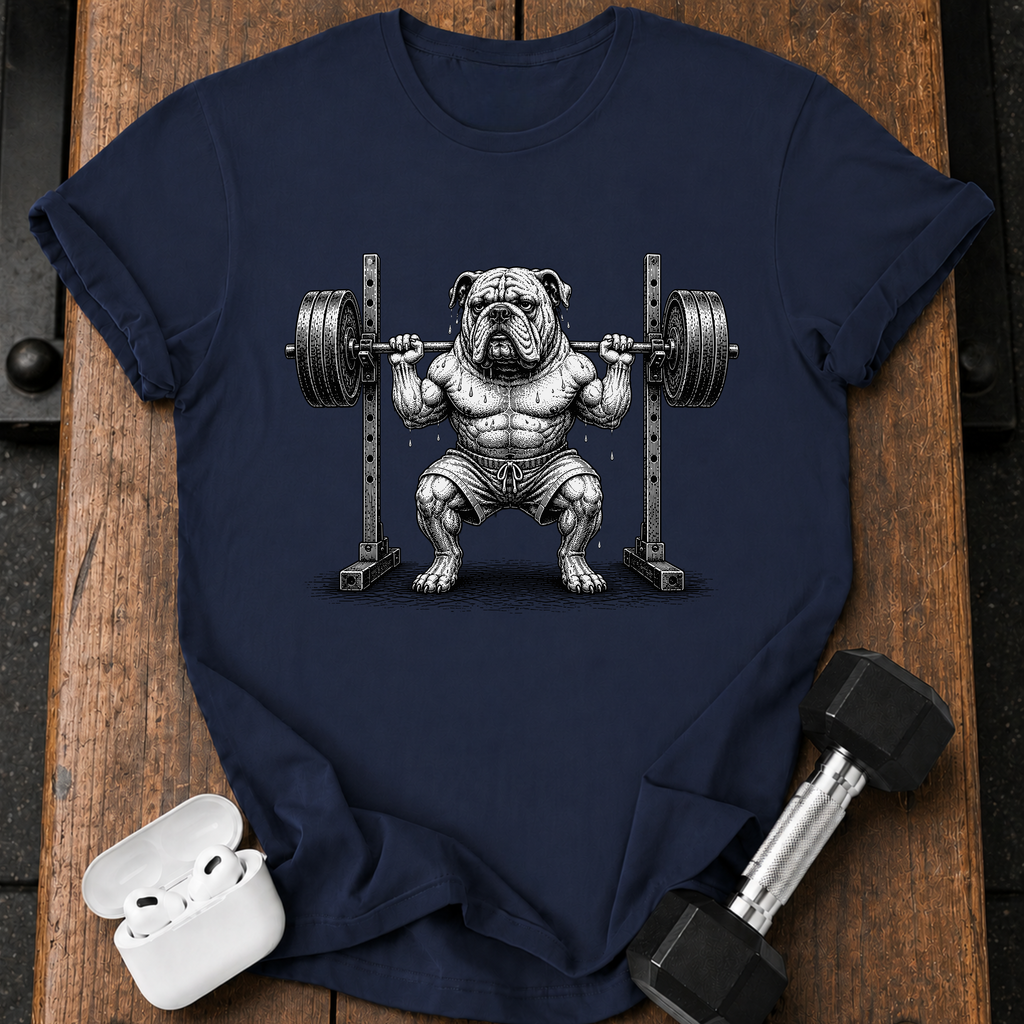 Bulldog Squat Rack T-Shirt