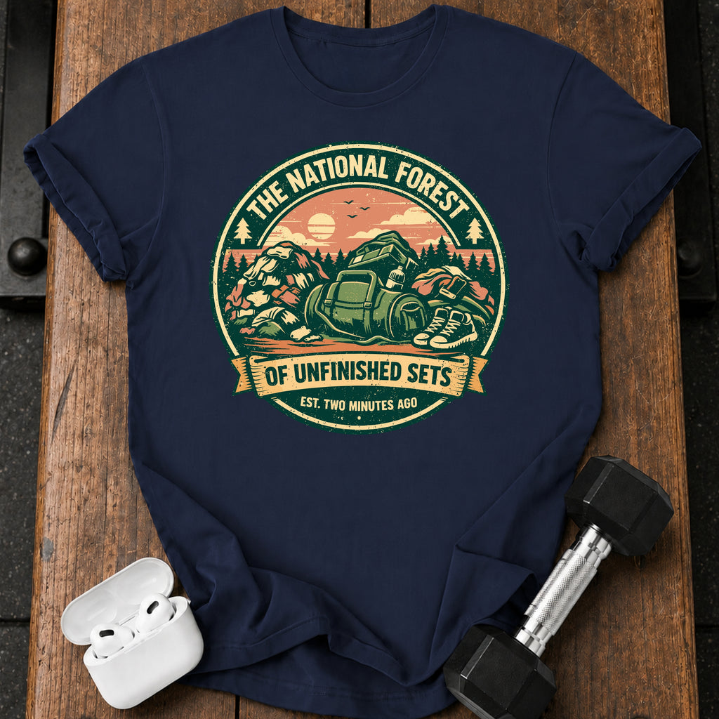 Unfinished Sets Gym T-Shirt