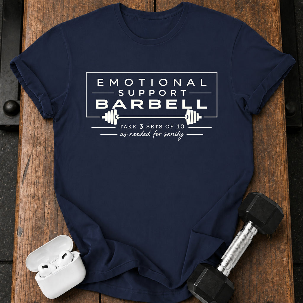 Emotional Support Barbell T-Shirt