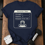 Character Stats Gym T-Shirt