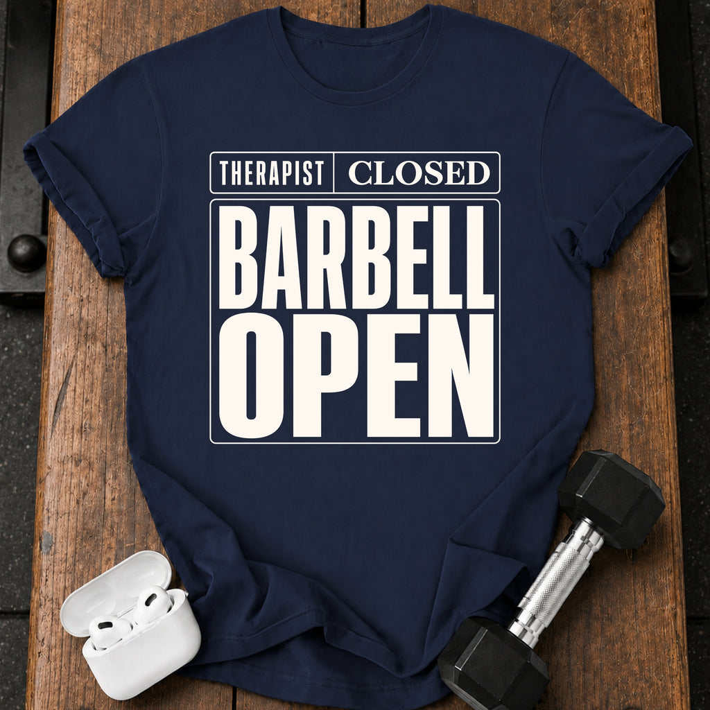Barbell Open T-Shirt